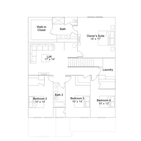 Floorplan - 1414 Covington Blvd, Franklin, IN 46131 photo 2 of 2