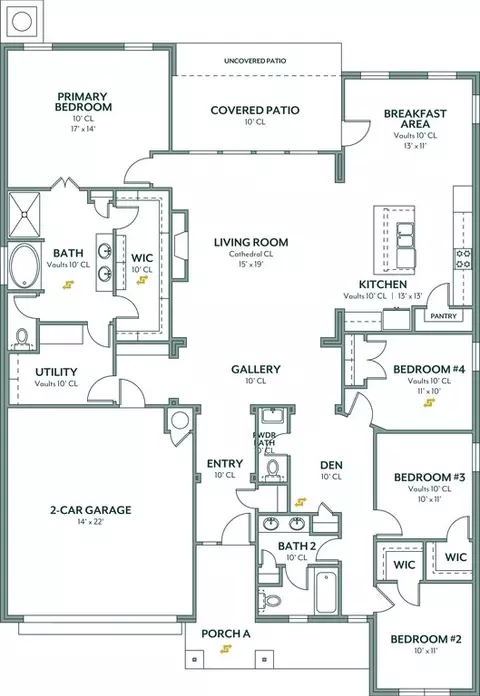 Floorplan - 16140 Tall Grass Dr, Moore, OK 73170 photo 1 of 1