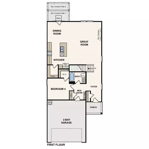 Floorplan - 100 Escape Way, Jarrell, TX 76537 photo 1 of 2