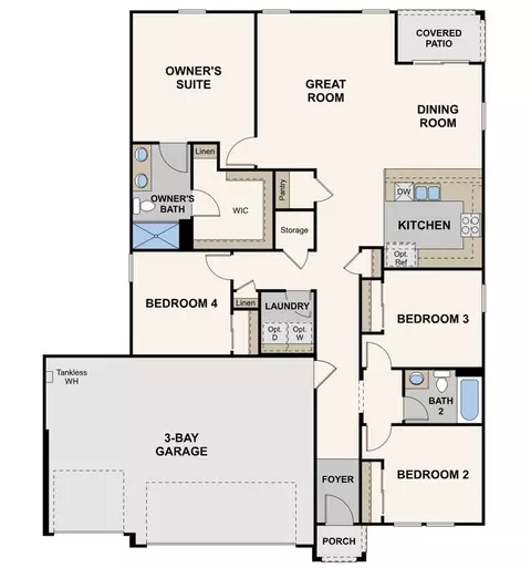 Floorplan - 588 Burnett Ave, Chowchilla, CA 93610 photo 2 of 2
