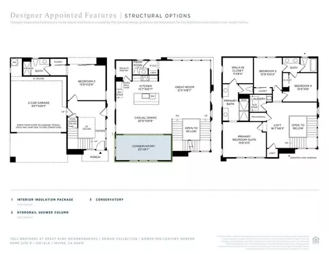 Floorplan - 129 Isla, Irvine, CA 92618 photo 1 of 4
