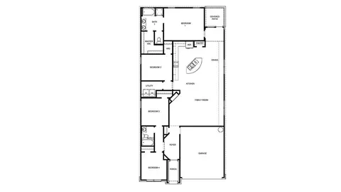 Floorplan - 12568 Thyme Pass, Converse, TX 78109 photo 1 of 1