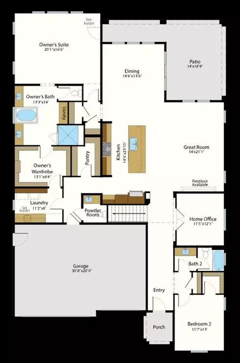 Floorplan - N Temperance Ave & E Shepherd Ave, Clovis, CA 93619 photo 1 of 2