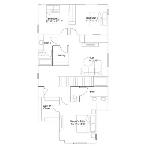 Floorplan - 1701 Lightning St, Rialto, CA 92376 photo 2 of 3