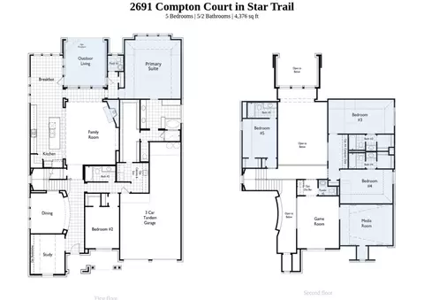 Floorplan - 2691 Compton Ct, Prosper, TX 75078 photo 1 of 1