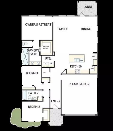 Floorplan - 75768 Lily Pond Ct, Yulee, FL 32097 photo 1 of 1