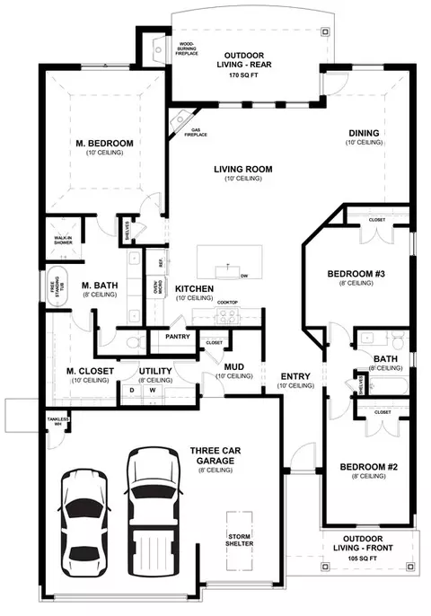 Floorplan - 2920 E Northampton St, Broken Arrow, OK 74014 photo 1 of 1