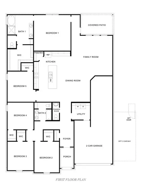 Floorplan - 3508 N Rolling Thunder Cou, Conroe, TX 77303 photo 2 of 2