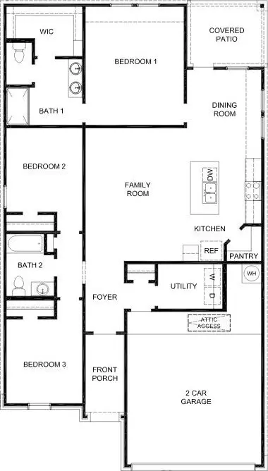 Floorplan - 4417 Tulip Ave, Springdale, AR 72764 photo 1 of 1