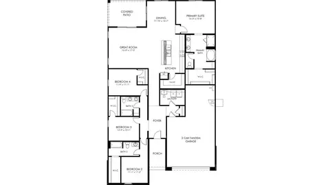 Floorplan - 1083 W Haynes Way, Apache Junction, AZ 85120 photo 1 of 1