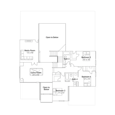 Floorplan - 10514 Aromatic Aster Dr, Cypress, TX 77433 photo 2 of 2