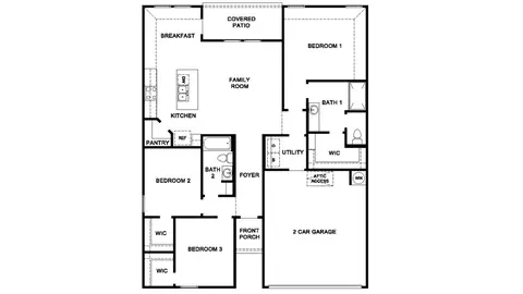 Floorplan - 317 Combine Rd, Snook, TX 77878 photo 1 of 1