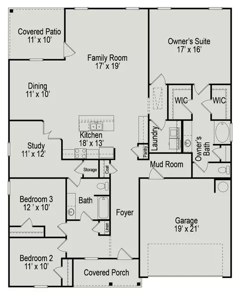 Floorplan - Bouy Blvd, Elberta, AL 36530 photo 1 of 1