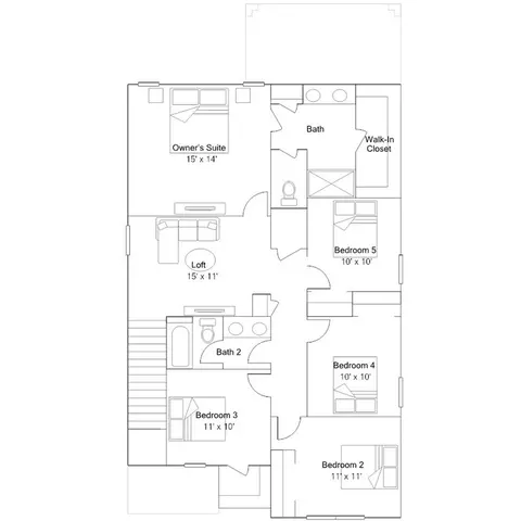 Floorplan - 9032 Bay Leaf Dr, Parrish, FL 34219 photo 2 of 2