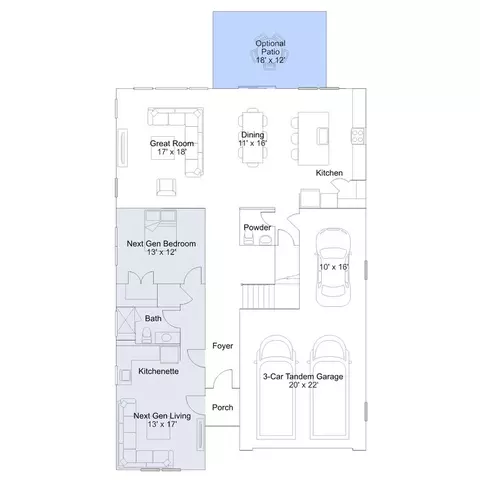 Floorplan - 17055 Gathering St, Boyds, MD 20841 photo 2 of 5