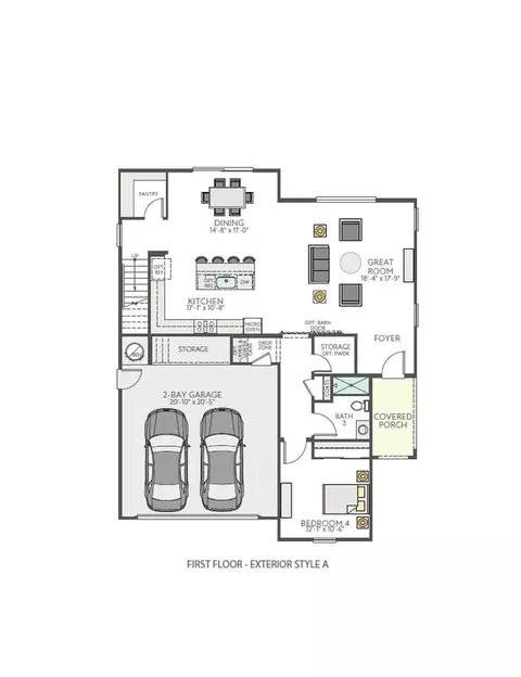Floorplan - 5604 Fallen Leaf Ln, Antioch, CA 94531 photo 1 of 3