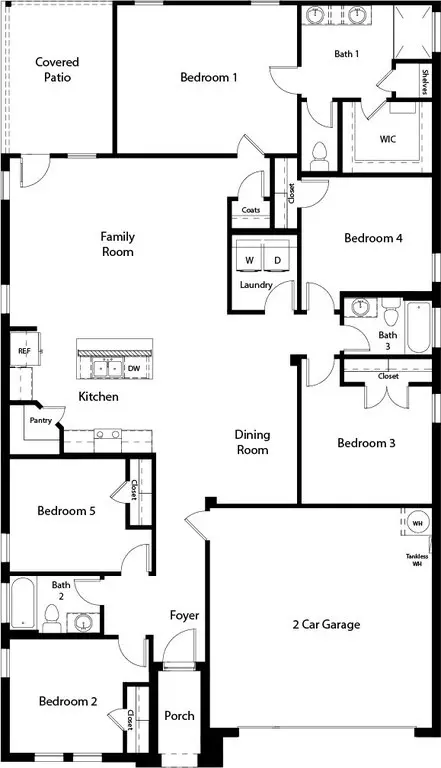 Floorplan - 1935 Jackson St, Cleburne, TX 76033 photo 1 of 1