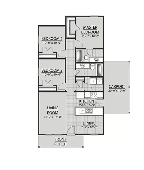 Floorplan - 109 Meadow Ridge Ln, Duson, LA 70529 photo 1 of 1