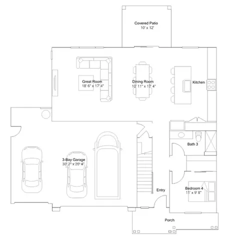 Floorplan - 2027 Seraphina St, Galt, CA 95632 photo 1 of 2