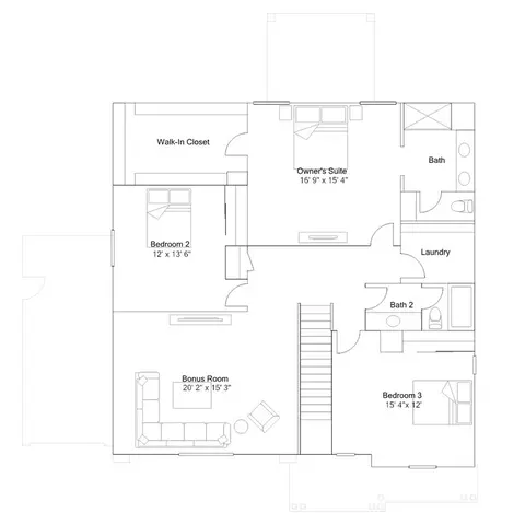Floorplan - 2027 Seraphina St, Galt, CA 95632 photo 2 of 2
