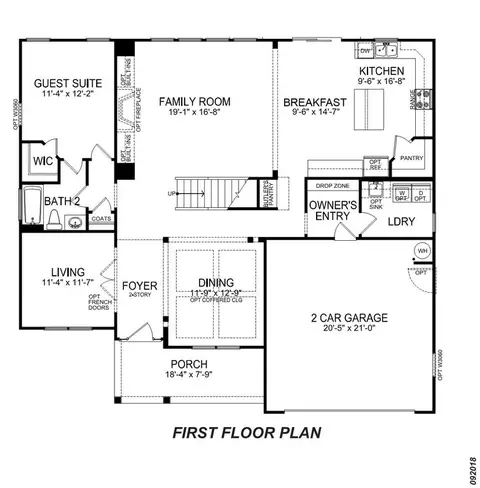 Floorplan - 1007 Canvasback Way, Indian Trail, NC 28079 photo 1 of 3