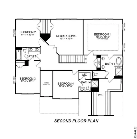 Floorplan - 1007 Canvasback Way, Indian Trail, NC 28079 photo 2 of 3