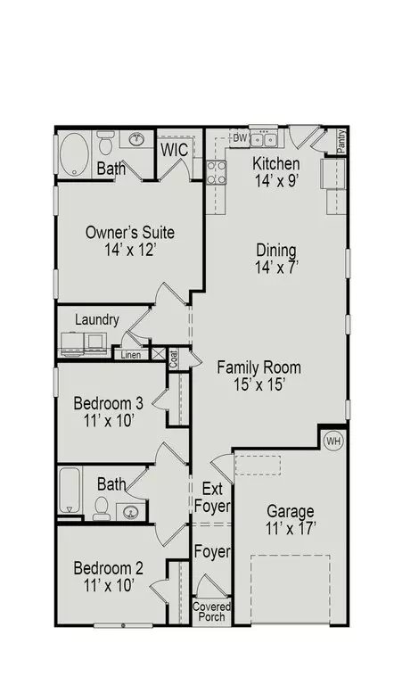 Floorplan - Bouy Blvd, Elberta, AL 36530 photo 1 of 1