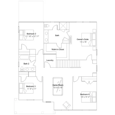 Floorplan - 1508 Copper John Rd, Wake Forest, NC 27587 photo 3 of 3