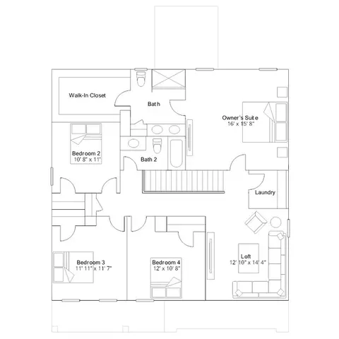 Floorplan - 587 Roy Adams Rd, Angier, NC 27501 photo 4 of 4