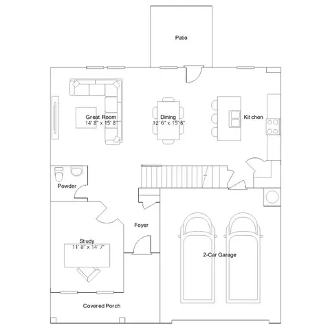 Floorplan - 587 Roy Adams Rd, Angier, NC 27501 photo 1 of 4