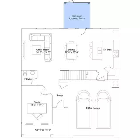 Floorplan - 587 Roy Adams Rd, Angier, NC 27501 photo 3 of 4
