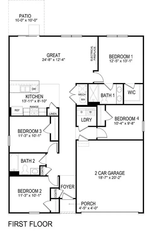 Floorplan - 6655 Silverleaf St, Papillion, NE 68133 photo 1 of 1