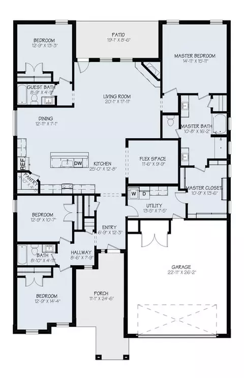 Floorplan - Undisclosed, Lubbock, TX 79407 photo 1 of 1