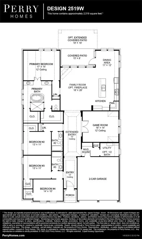Floorplan - 2802 Javelin Ct, Forney, TX 75126 photo 1 of 1
