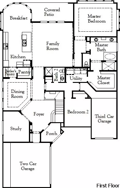 Floorplan - 616 Donegal Dr, Celina, TX 75009 photo 1 of 2