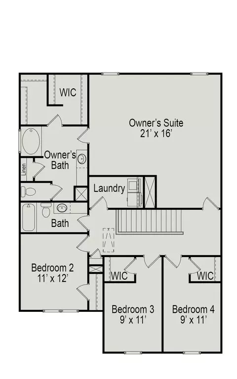 Floorplan - 8786 Walnut Rd, Hixson, TN 37343 photo 2 of 2