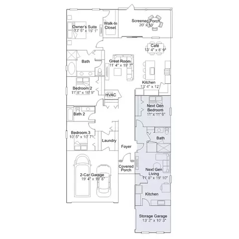 Floorplan - 8947 SW 69th Ter, Ocala, FL 34476 photo 1 of 1