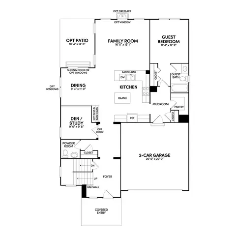 Floorplan - 103 Fetlock Dr, Stephenson, VA 22656 photo 1 of 9