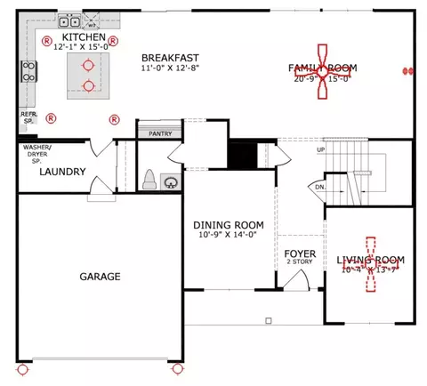 Floorplan - 2316 Heatherfield Dr, Rolla, MO 65401 photo 1 of 3