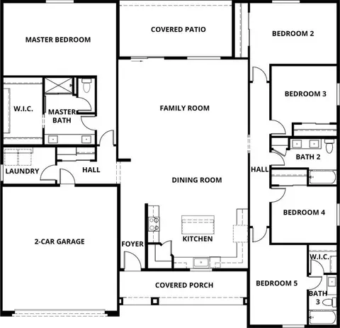 Floorplan - 5124 Beaverhead Ave, Bakersfield, CA 93306 photo 1 of 1