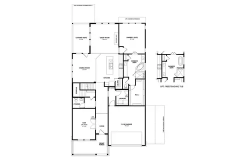 Floorplan - 16700 Flatlands Way, Celina, TX 75009 photo 1 of 2