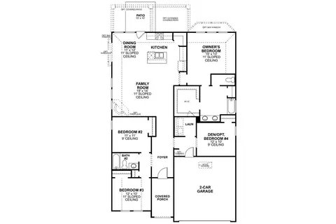 Floorplan - 7304 Poplar Dr, Argyle, TX 76226 photo 1 of 3