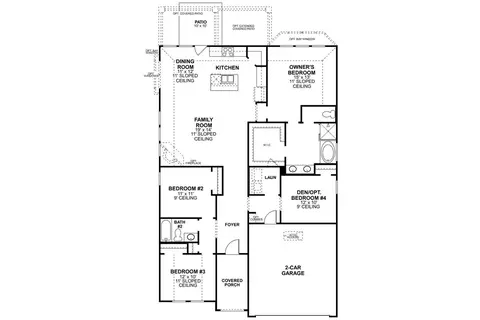 Floorplan - 7304 Poplar Dr, Argyle, TX 76226 photo 2 of 2