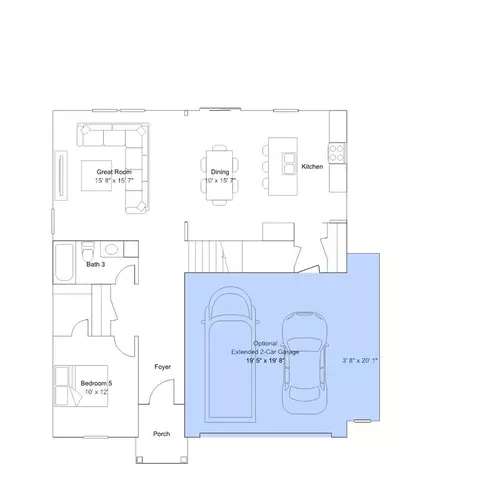 Floorplan - 11635 Kylemore Dr, Indianapolis, IN 46235 photo 3 of 6