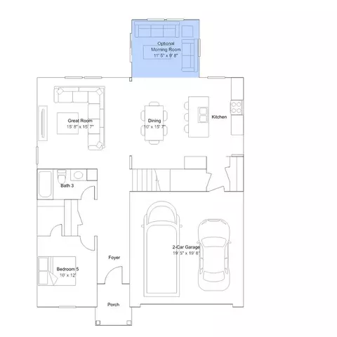 Floorplan - 11635 Kylemore Dr, Indianapolis, IN 46235 photo 5 of 6