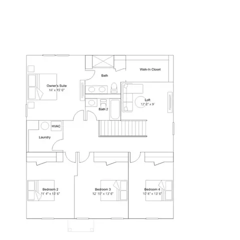 Floorplan - 11635 Kylemore Dr, Indianapolis, IN 46235 photo 6 of 6