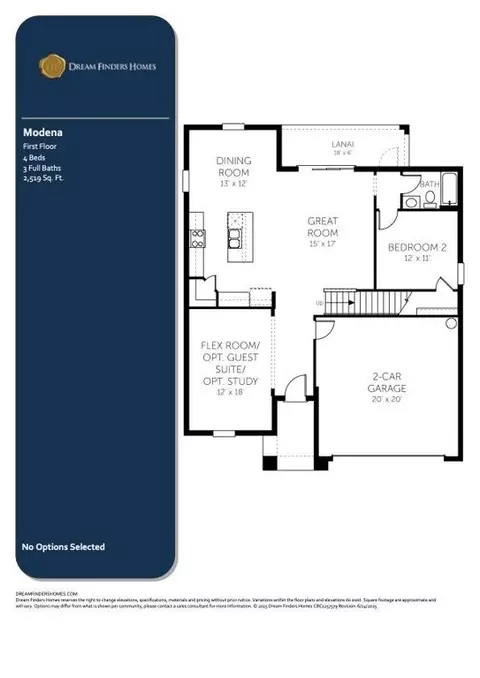 Floorplan - 7495 Sea Manatee St, Parrish, FL 34219 photo 1 of 2