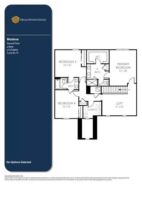 Floorplan - 7495 Sea Manatee St, Parrish, FL 34219 photo 2 of 2