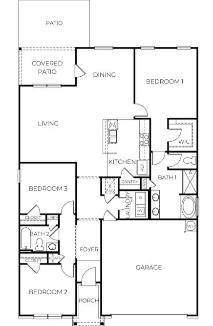 Floorplan - 10 Seaboard Dr, Montgomery, AL 36117 photo 1 of 1