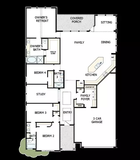Floorplan - 217 Painters Ridge Ct, Willis, TX 77318 photo 1 of 1